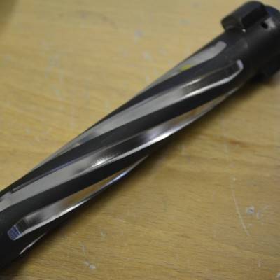 Bolt fluted with Pattern A Standard Helix